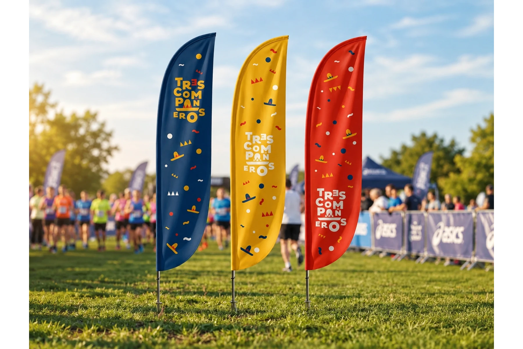 beach flags